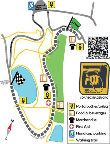 The 2023 PDX Adult Soapbox Derby is Saturday, August 19th, from 10:00am-4:00pm 🏎️💨🏆  

Make sure to get there early to grab a nice viewing space &amp; be kind to each other 😎✨ There will be food, beer/cider &amp; NA drink vendors!   For more info, check out the website in our Bio!