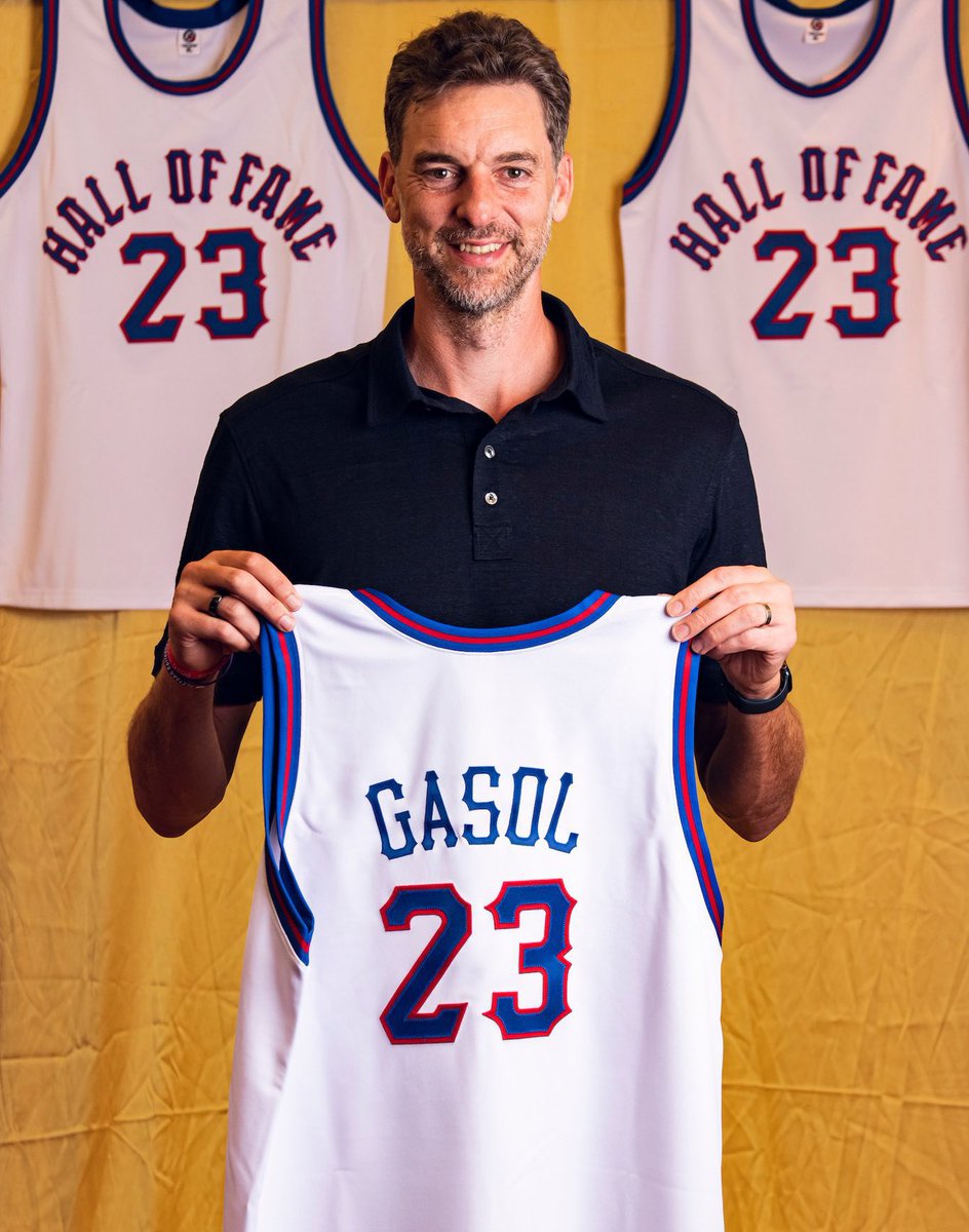 congrats Pau Gasol 💜💛