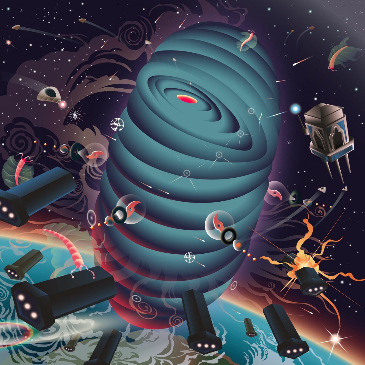 The Battle of the Space Cocoon