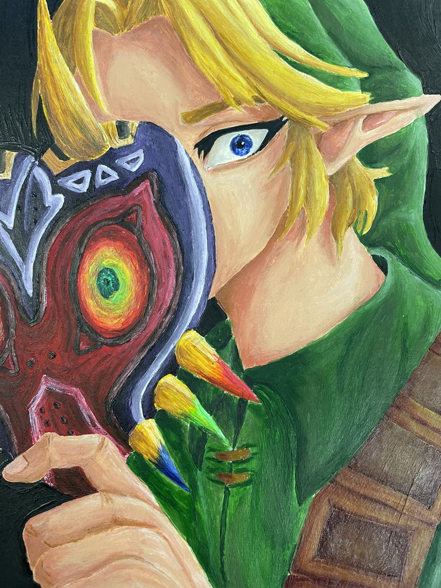 okay first post on this acc :) starting off strong with one of my favorite paintings i've ever done 🌙🌕
#zeldatwt #majorasmask #zeldafanart