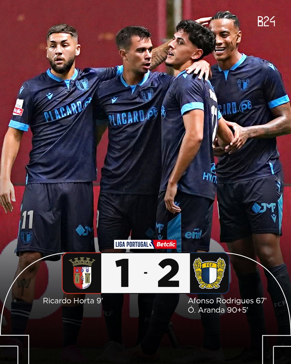 B24PT's tweet photo. Famalicão abre o campeonato com uma vitória surpreendente em Braga! https://t.co/ma6nwFErzS