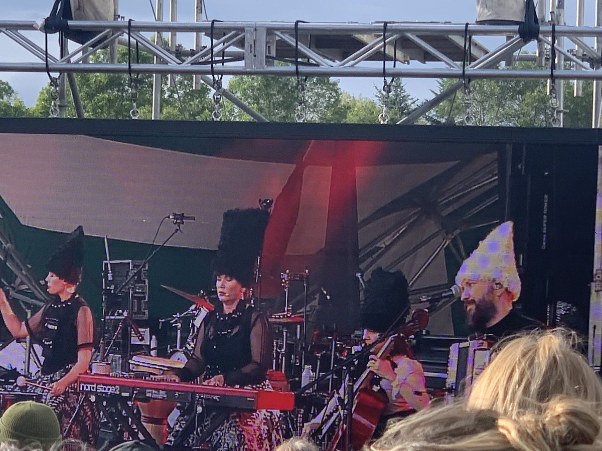maureenoneil's tweet photo. Last night was an amazing time at @edmfolkfest. Can’t beat those views from the @EdmontonSkiClub! 
@DakhaBrakha - loved your show!! https://t.co/oxm2qvsSA9