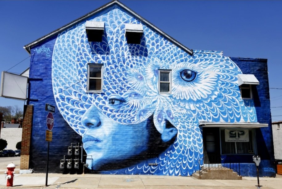 Bonjour 👀
#streetart. #urbanart. #mural
By : Werc ( Jari Alvarez )