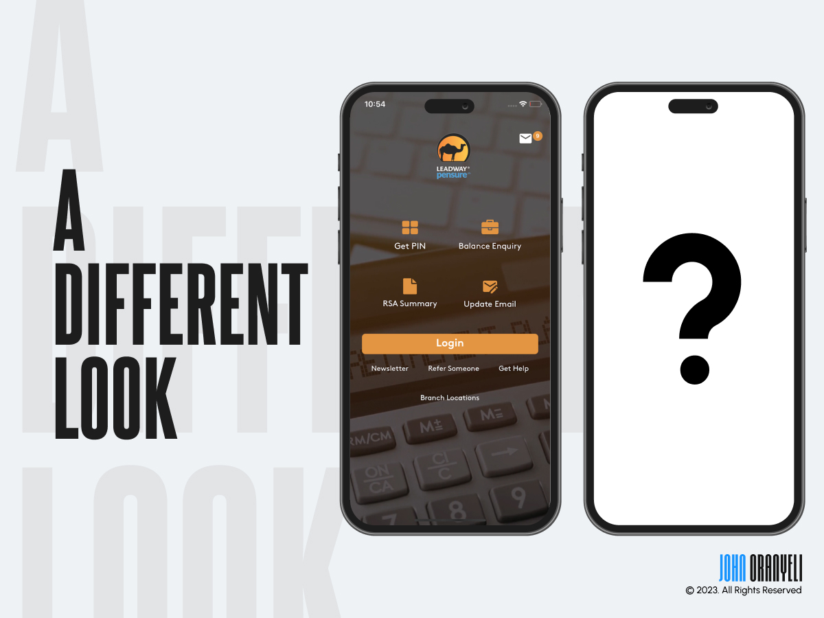 XQsitDesign's tweet image. Started a New series on revamping existing products and giving them &quot;A Different Look&quot;

Here is the first product design with &quot;A Different Look&quot;  
@LeadwayPensure app. 
#productdesign #figma #financeapp #appdesign #uidesign
