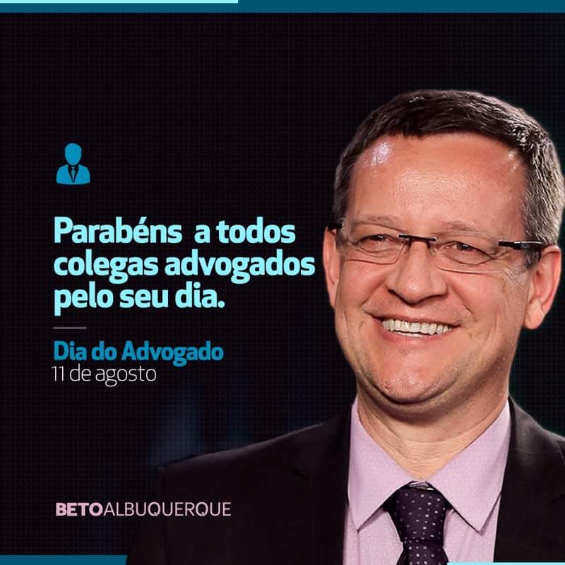BetoAlbuquerque's tweet photo. Hoje é o dia do advogado!!!
Nós, advogados somos pessoas muito especiais pois temos 3 melhores tipos de sangue: OAB!!! Brincadeiras a parte, preciso cumprimentar nossa ⁦@oabrs e o Pres Leonardo Lamachia pela ‘Cidade da Advocacia’ grande evento realizado em Porto Alegre. https://t.co/ZkhRQt1FAX