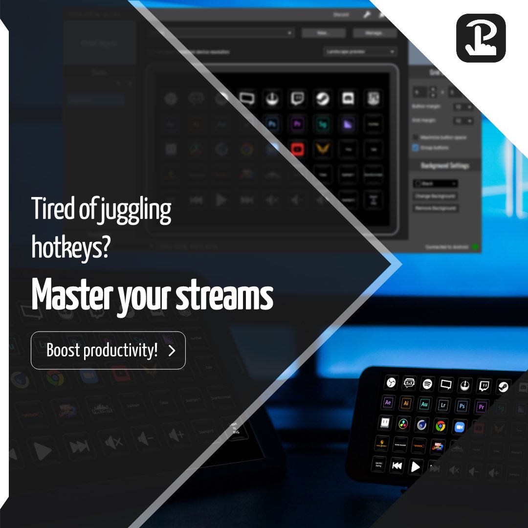 🚀BACK BY POPULAR DEMAND!🚀

Due to the success of our last giveaway, we're upping the stakes! 

One lucky winner will get ALL Touch Portal upgrades: Pro, RGB, Retro SciFi, Edge, and Icon Editor. 🎉

How to enter?
1. Retweet 🔁
2. Like this tweet ❤️
3. Follow us 📲
4. Tag 2