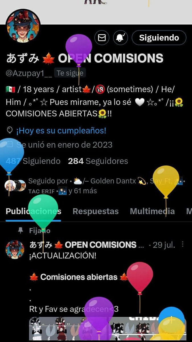 PatrickMaximof's tweet photo. Surprise 😸😼😸😼😸😼✨

✨Para la personita más especial que hoy cumple años :D✨
@Azupay1__ 🥺✨🌠🎂🎈🥳

Espero que te guste <3
Que tengas un feliz cumpleaños te queremos muchísimooooo✨
Eres el mejor :DDD https://t.co/4VB5fOc7mO