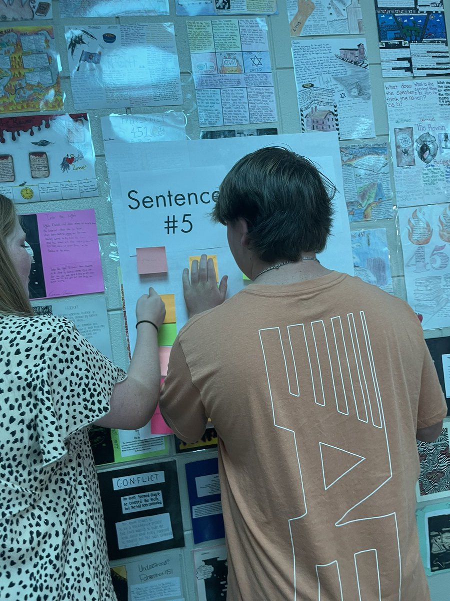 spatterwestga's tweet photo. Discussing strengths, weaknesses, &amp; settings goals with stations in #EnglishClass #FirstWeeekofSchool #ELA #EveryStudentPrepared @sccboe @ScchsSaints https://t.co/Zv0wMeAkvi