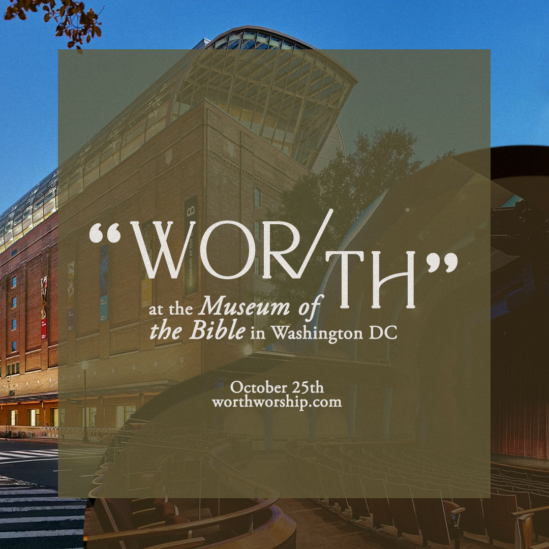 I’m so grateful we’ll be @museumofbible in Washington DC for our first WOR/TH event - such a meaningful place to think about worship & theology together. We’ll have some time during the afternoon to tour this unique & inspiring museum! worthworship.com