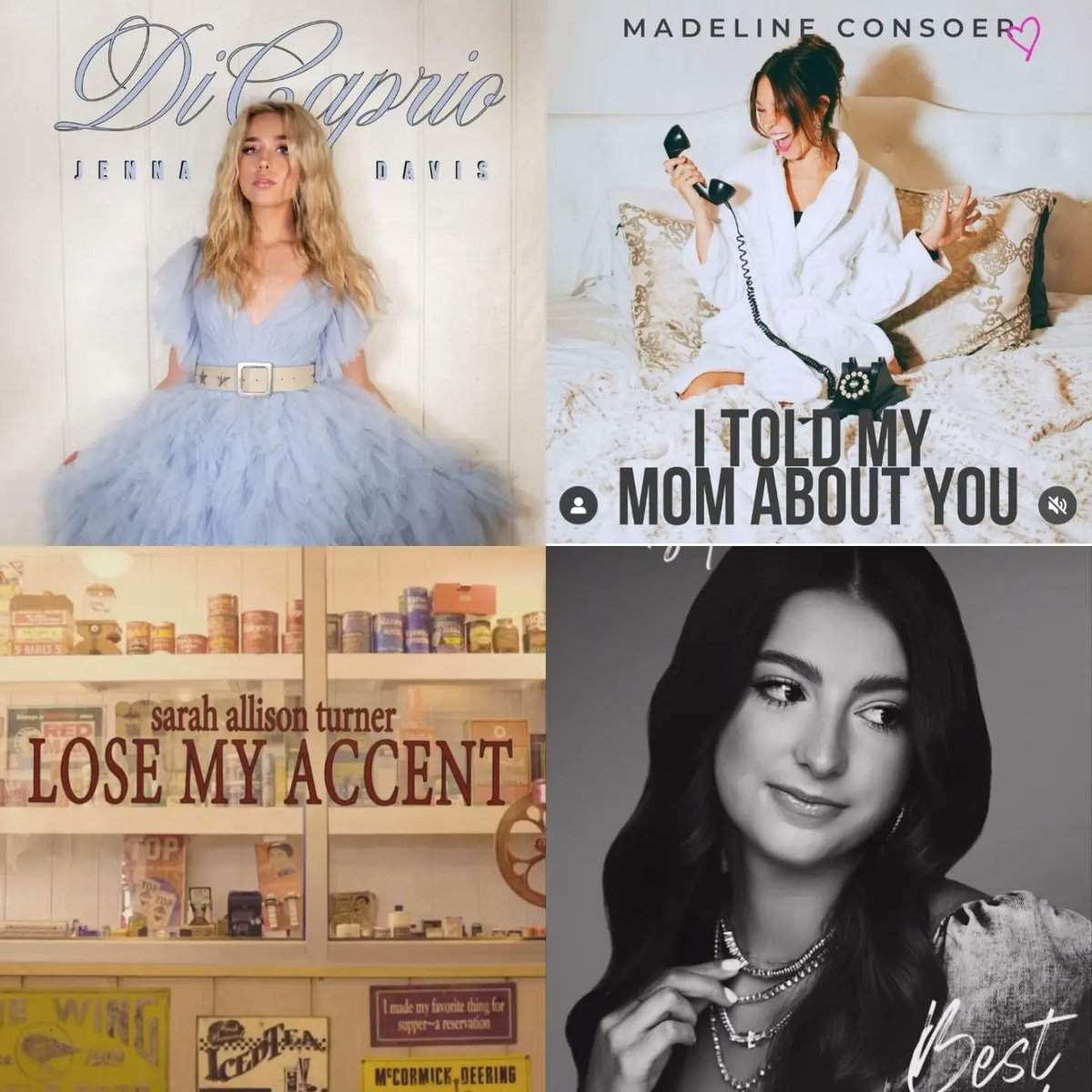 <a href="/MorganMylesLIVE/">Morgan Myles</a> <a href="/Erinkirbymusic/">Erin Kirby</a> <a href="/kelsey_lamb/">Kelsey Lamb</a> #FemaleFriday✨️✨️✨️✨️✨️✨️✨️
<a href="/Jennadavis/">Jenna davis</a> Madeline Consoer
<a href="/SarahATurner/">Sarah Allison Turner</a> <a href="/JordanaBryant/">Jordana Bryant</a>