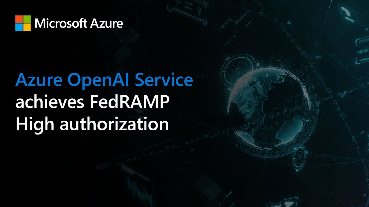 Interested in how Azure OpenAI Service can support the unique goals of government users?

Explore the capabilities of high-performance AI models at production scale with industry-leading uptime: msft.it/60189Jmta #AzureAI