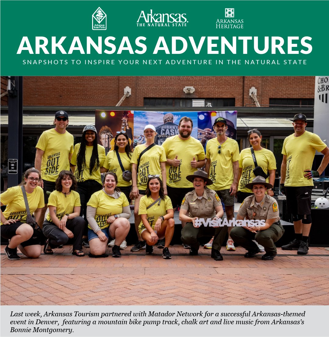 Arkansas Department of Parks, Heritage and Tourism tweet media