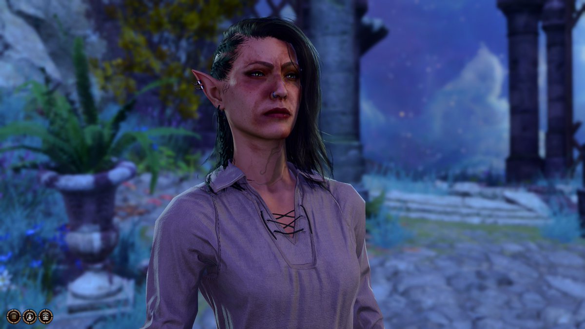 My girl is looking ROUGH #BaldursGate3