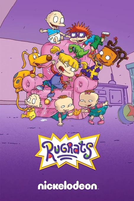 These 2 shows had a similar  -Peak quality in its first couple of seasons-6ish seasons in they add a "Baby" (In Rugrats' case, a less evolved one)-Key writers leave and the writing quality degrades-Kept throwing new characters at the wall-Ended with no fanfare 