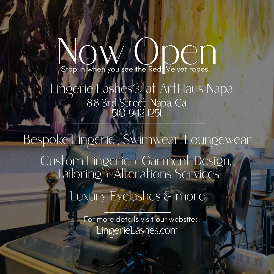 Lingerie_Lashes's tweet photo. Head over to 𝑳𝒊𝒏𝒈𝒆𝒓𝒊𝒆𝒍𝒂𝒔𝒉𝒆𝒔.𝒄𝒐𝒎/𝑨𝒓𝒕𝒉𝒂𝒖𝒔𝒏𝒂𝒑𝒂 for details on business hours and booking services at our new space. 
-
Check our stories or get on THE LIST for real time updates from us!
-
#lingerielashes #nowopen #napavalleytailor #napavalleydesigner #na https://t.co/JCX7OnNvj5