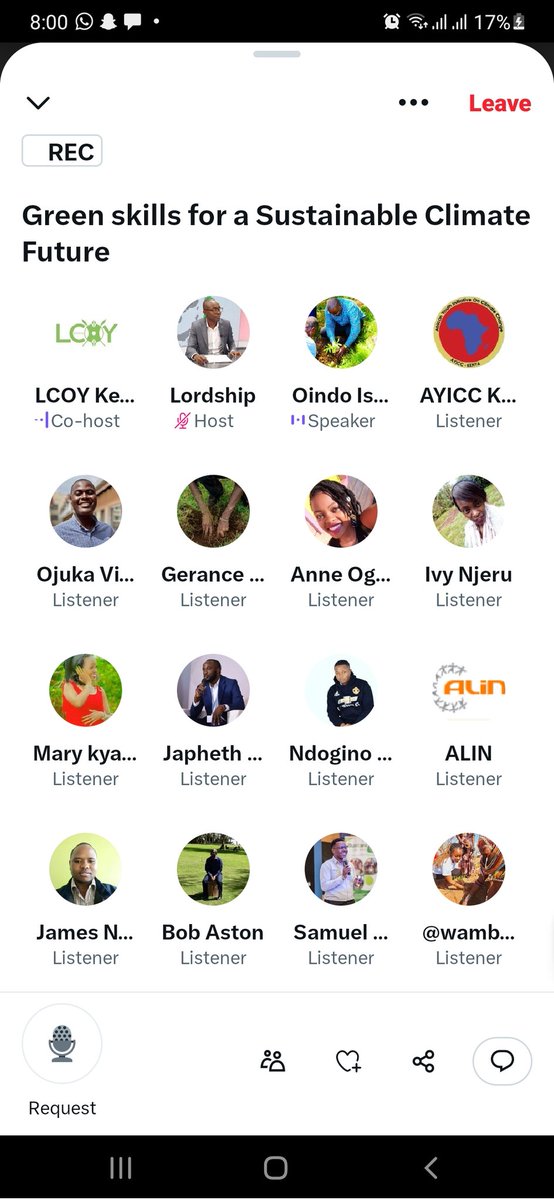AYICC KENYA (@ayicc_kenya) on Twitter photo <a href="/oindoisaac1/">Oindo Isaac.</a> "...green skills are a game changer for youth and would pose a competitive advantage for young people in the changing world of work..."
#lcoy_ke
<a href="/KenyaYwca/">YWCA Kenya</a> <a href="/COP28_UAE/">COP28 UAE</a> <a href="/lcoy_ke/">LCOY Kenya</a> <a href="/KCCWG/">The Kenya Climate Change Working Group</a> @Brian_misiati <a href="/ChristinOgola/">Chrigola</a> <a href="/Modester_Lynn/">Modester Lynn🇰🇪</a> <a href="/oindoisaac1/">Oindo Isaac.</a> "...green skills are a game changer for youth and would pose a competitive advantage for young people in the changing world of work..."
#lcoy_ke
<a href="/KenyaYwca/">YWCA Kenya</a> <a href="/COP28_UAE/">COP28 UAE</a> <a href="/lcoy_ke/">LCOY Kenya</a> <a href="/KCCWG/">The Kenya Climate Change Working Group</a> @Brian_misiati <a href="/ChristinOgola/">Chrigola</a> <a href="/Modester_Lynn/">Modester Lynn🇰🇪</a>