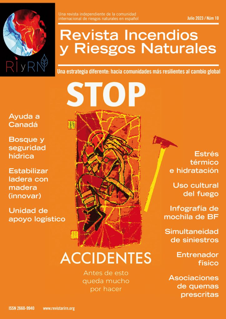 RevistaIyRN's tweet photo. ⭐️Disponible nuestra web https://t.co/kUPrjqY6br el núm. 10 de la Revista #Incendios y Riesgos Naturales 📖 #RIyRN
👏👏Enhorabuena a todos los autores 
Una vez más, fantástica portada de @TarragonJosep 
📌Descarga y números anteriores en https://t.co/LUxfrAUcfY https://t.co/x6bnPyC4Yl