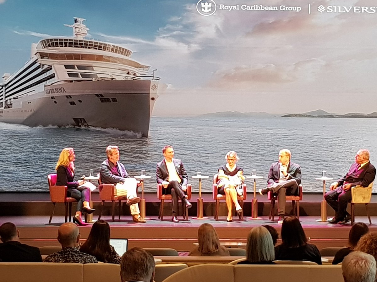 At a press conference held on board <a href="/Silversea/">Silversea</a> innovative Silver Nova, CEO Barbara Muckermann announced that the 54,700 GT vessel will be christened in Fort Lauderdale on 4 January 2024. #wearesilversea