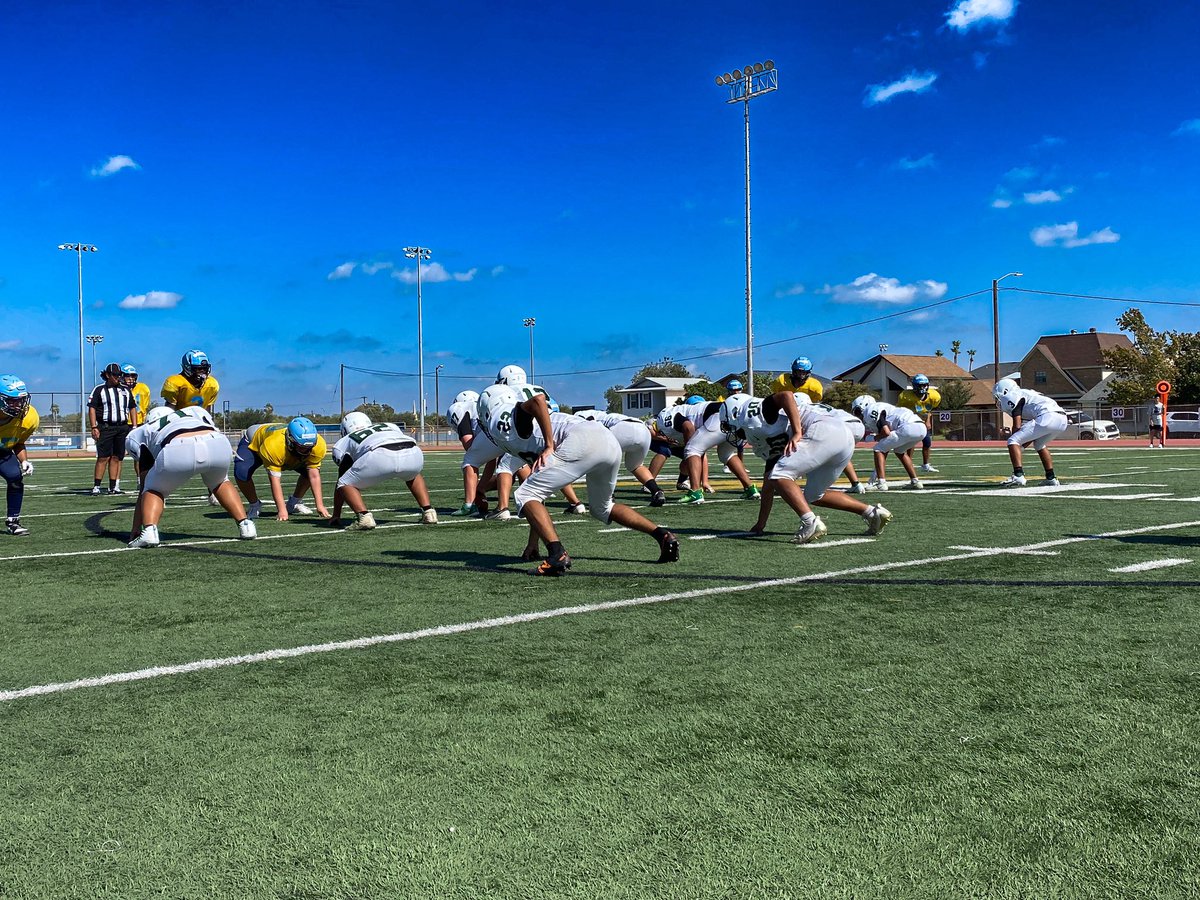 mcmemfootball's tweet photo. Great effort and hustle by our Mustang Freshmen Football Team at this morning’s scrimmage. Looking forward to having a successful season.

#1Pride https://t.co/ywQFSf3TL3