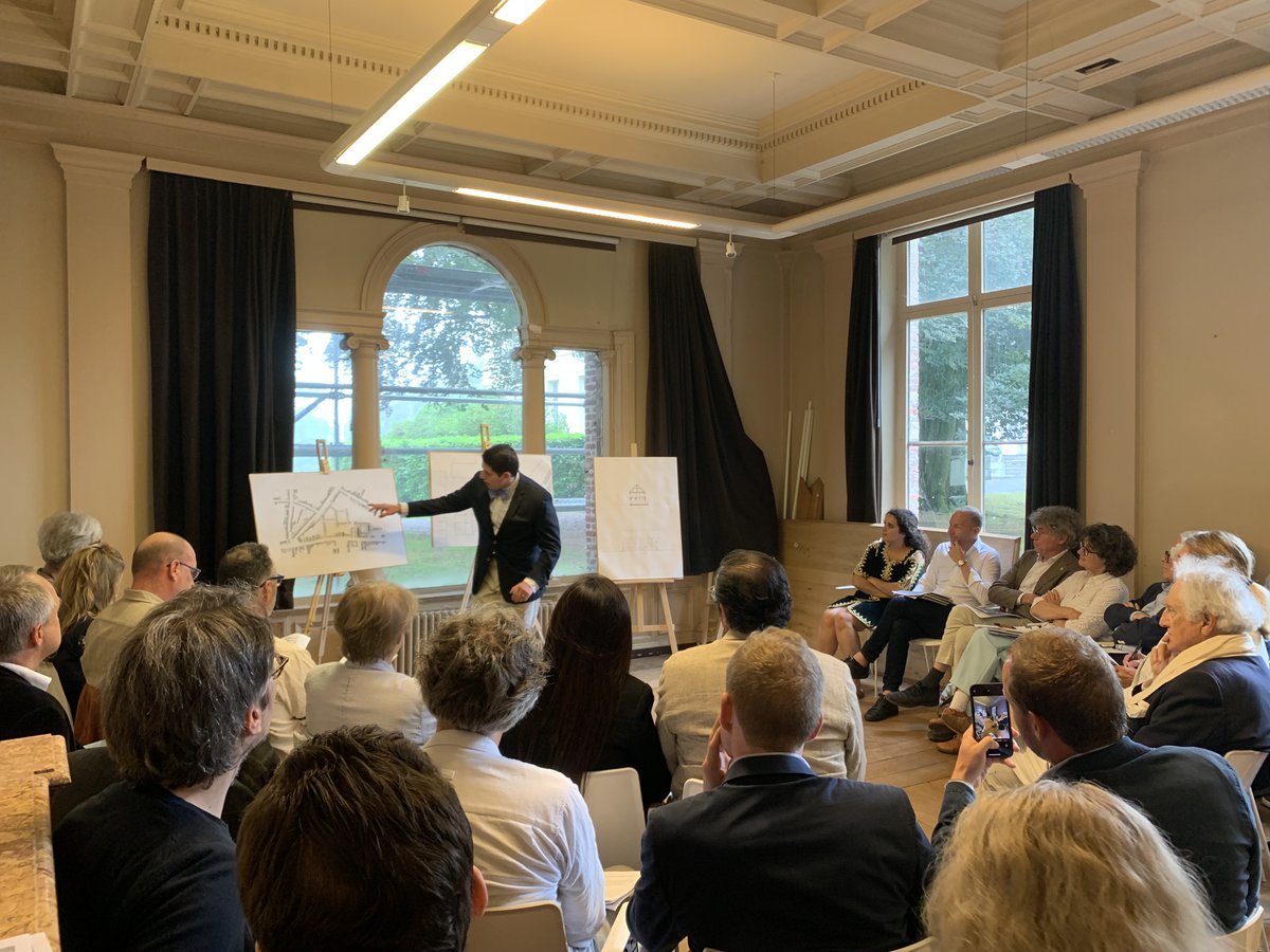 The first month of the #BrugesSummerSchool was a huge success! Students learned about geometry, design, and sustainable architecture. View their work and find out more at zurl.co/AZDU #INTBAUBelgium #Architecture #Crafts