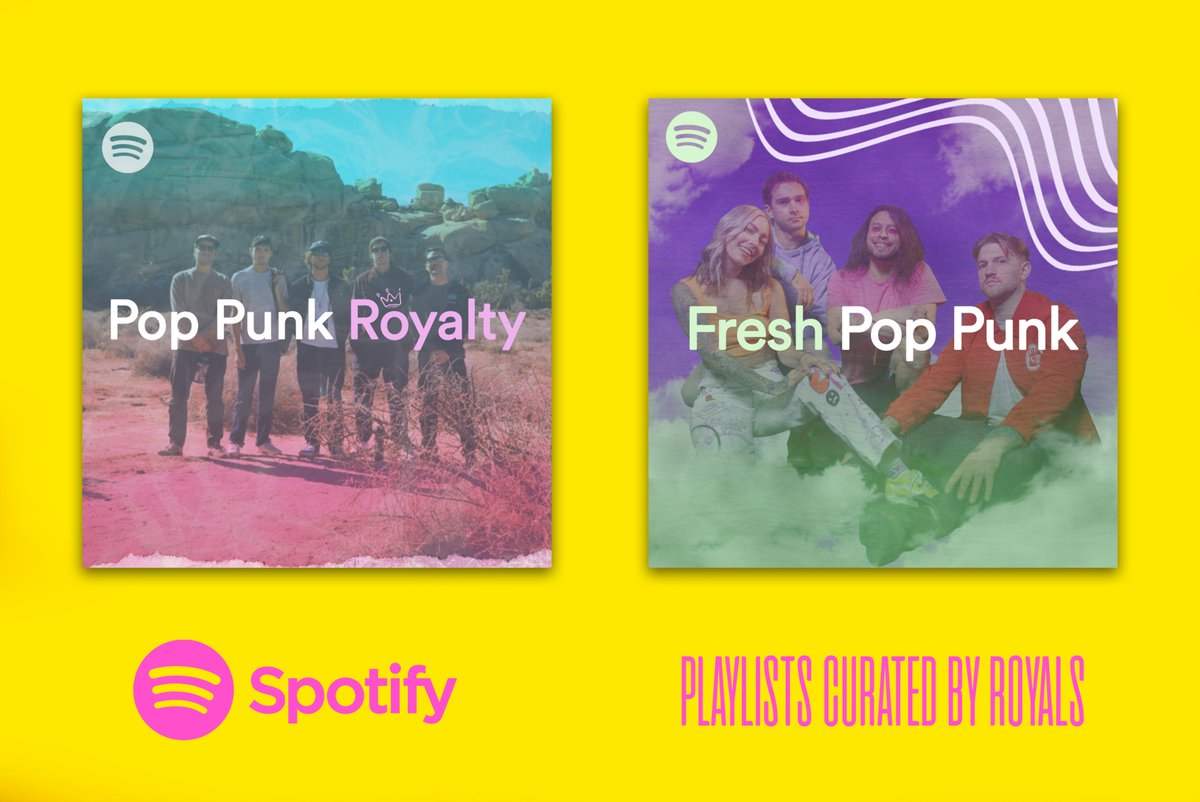 𝐑𝐎𝐘𝐀𝐋𝐒 👑 (@royalsbanduk) on Twitter photo <a href="/BBCR1/">BBC Radio 1</a> <a href="/AlyxHolcombe/">Alyx Holcombe⚡</a> <a href="/melodicmag/">Melodic Magazine</a> <a href="/NewNoiseMags/">New Noise Magazine</a> <a href="/idobiradio/">idobi Radio</a> <a href="/voicefmradio/">Voice FM Radio</a> <a href="/altshowradio/">The Alternative Show</a> <a href="/unsignedpoppunk/">unsignedpoppunk</a> <a href="/PreludePress/">Prelude Press</a> @jaxxradio To do our part we've updated our Playlists with some tunes that you need to hear, with the best new shit on Fresh Pop Punk (cover: <a href="/Cawstonmusic/">Cawston</a>) and one hell of a playlist on Pop Punk Royalty (cover: <a href="/thestorysofarca/">The Story So Far</a>).
Listen here: royals.biglink.to/spotify-playli…
All the love 💛🩷 <a href="/BBCR1/">BBC Radio 1</a> <a href="/AlyxHolcombe/">Alyx Holcombe⚡</a> <a href="/melodicmag/">Melodic Magazine</a> <a href="/NewNoiseMags/">New Noise Magazine</a> <a href="/idobiradio/">idobi Radio</a> <a href="/voicefmradio/">Voice FM Radio</a> <a href="/altshowradio/">The Alternative Show</a> <a href="/unsignedpoppunk/">unsignedpoppunk</a> <a href="/PreludePress/">Prelude Press</a> @jaxxradio To do our part we've updated our Playlists with some tunes that you need to hear, with the best new shit on Fresh Pop Punk (cover: <a href="/Cawstonmusic/">Cawston</a>) and one hell of a playlist on Pop Punk Royalty (cover: <a href="/thestorysofarca/">The Story So Far</a>).
Listen here: royals.biglink.to/spotify-playli…
All the love 💛🩷