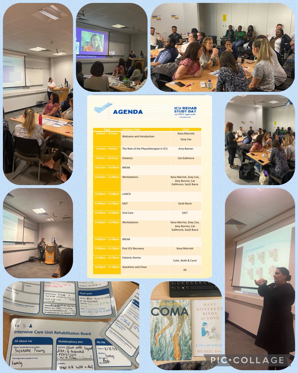 xanamorris's tweet photo. What an brill day! @WalsallHcareNHS ICU Rehab 1st Study Day 🏋🏼‍♀️🩺🧘🏼‍♀️ so much learning in safe place! Past Pts also visited!! Well done #teamrehab @amylouphysio @GallyCat_ @Sarjit_slt @LisaRuthCarroll @ned_hobbs @dratul_garg @IPCWalsall @IPC_Amy @CCRT_ICURehab @TantamKate @ICUsteps https://t.co/orbCATEgfu