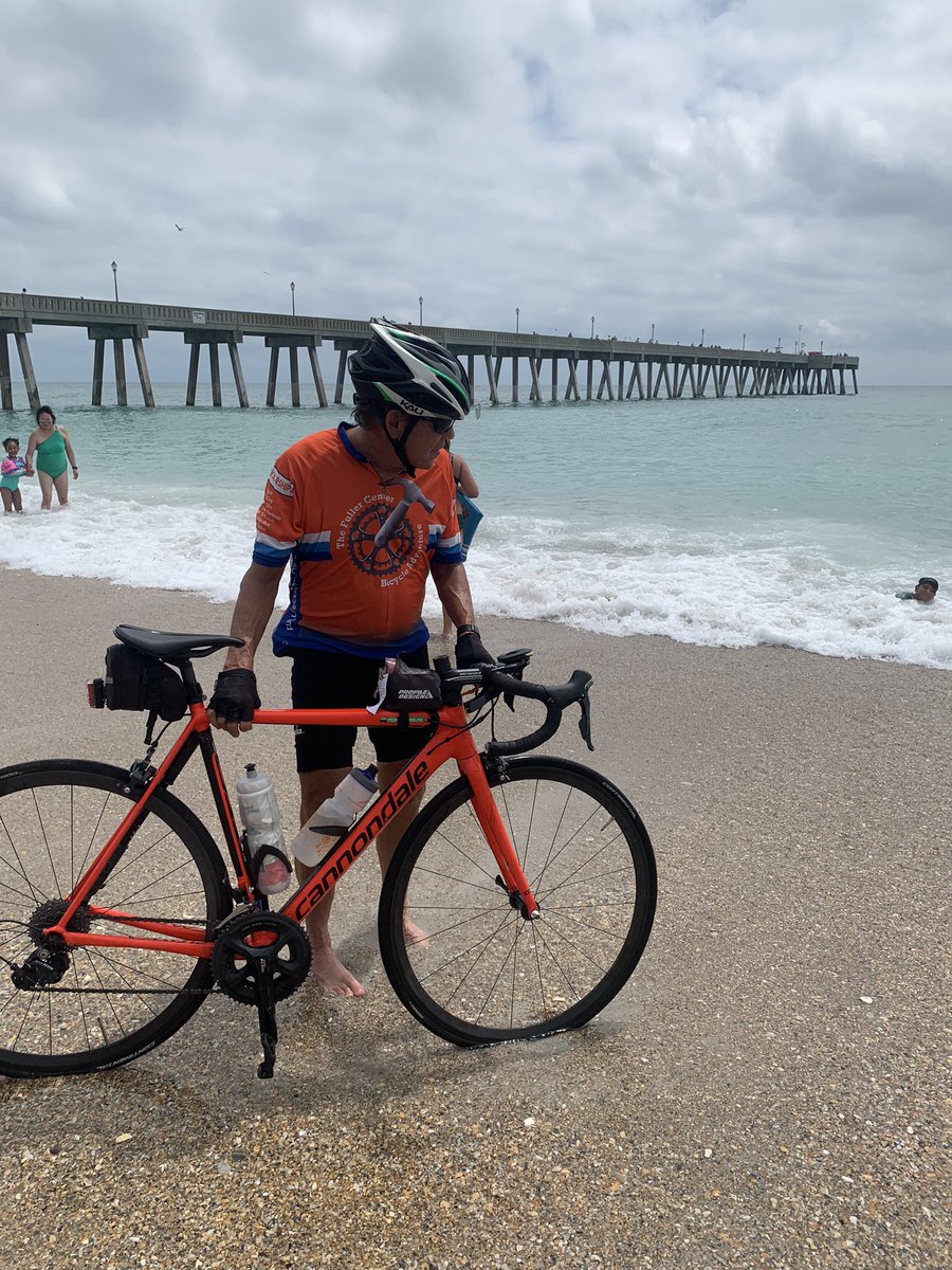 From Sea to Shining Sea! 
We made our way to Wilmington, North Carolina on Saturday and our cross country ride came to an end. We have crossed 3,927 miles in 10 weeks! Thank you for following us along on our journey! 🚴🗣🛠️🇺🇸