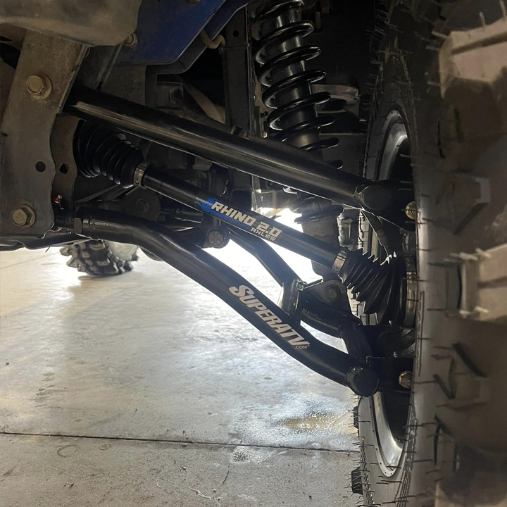 💪 Another rowdy unit rolling out of @mega_sxs ready for the weekend! They got this #HondaPioneer sittin' strong on #SATV High-Clearance Offset A-arms front &amp; rear to clear 30" tires, and #RhinoAxles to turn them! 🦏 #LetsRide #SATVsuspension
#superatv #satvnation #builtforbattle