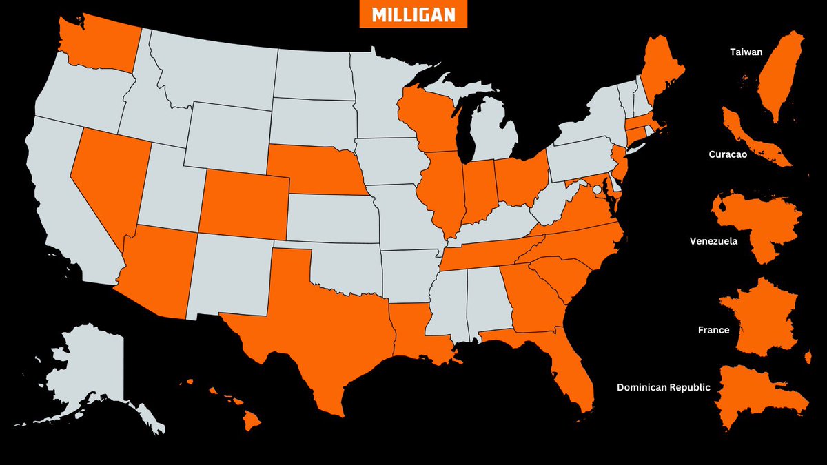 Did you know that the 2024 Buffs represent 23 states AND 5 countries?!?

#BuffBSB | #BuffStrong