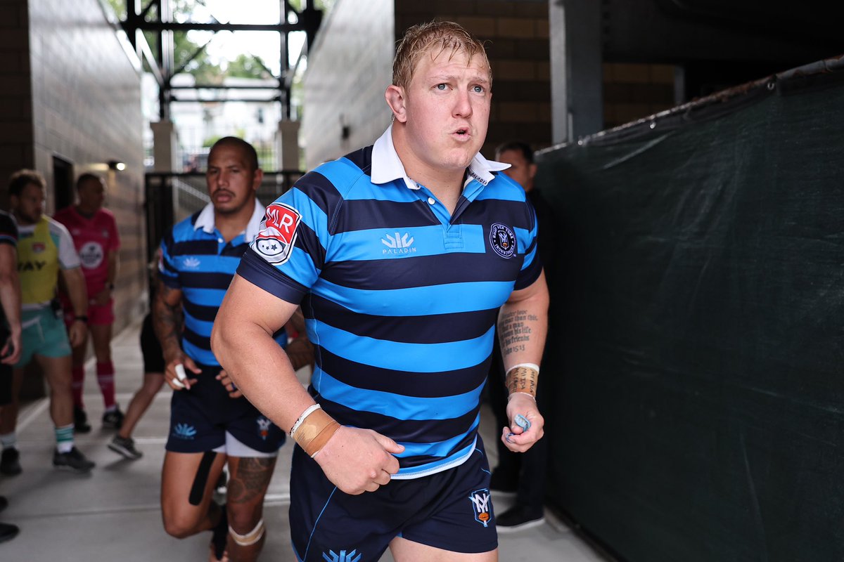 rugbynewyork's tweet image. Ironworkers representing @USARugby tomorrow 🇺🇸

Huge congratulations to @GeigerKaleb who will be making his starting debut at Prop. Special achievement. 

He’ll be joined in the front row by the Butcher, @DylanFawsitt at Hooker.