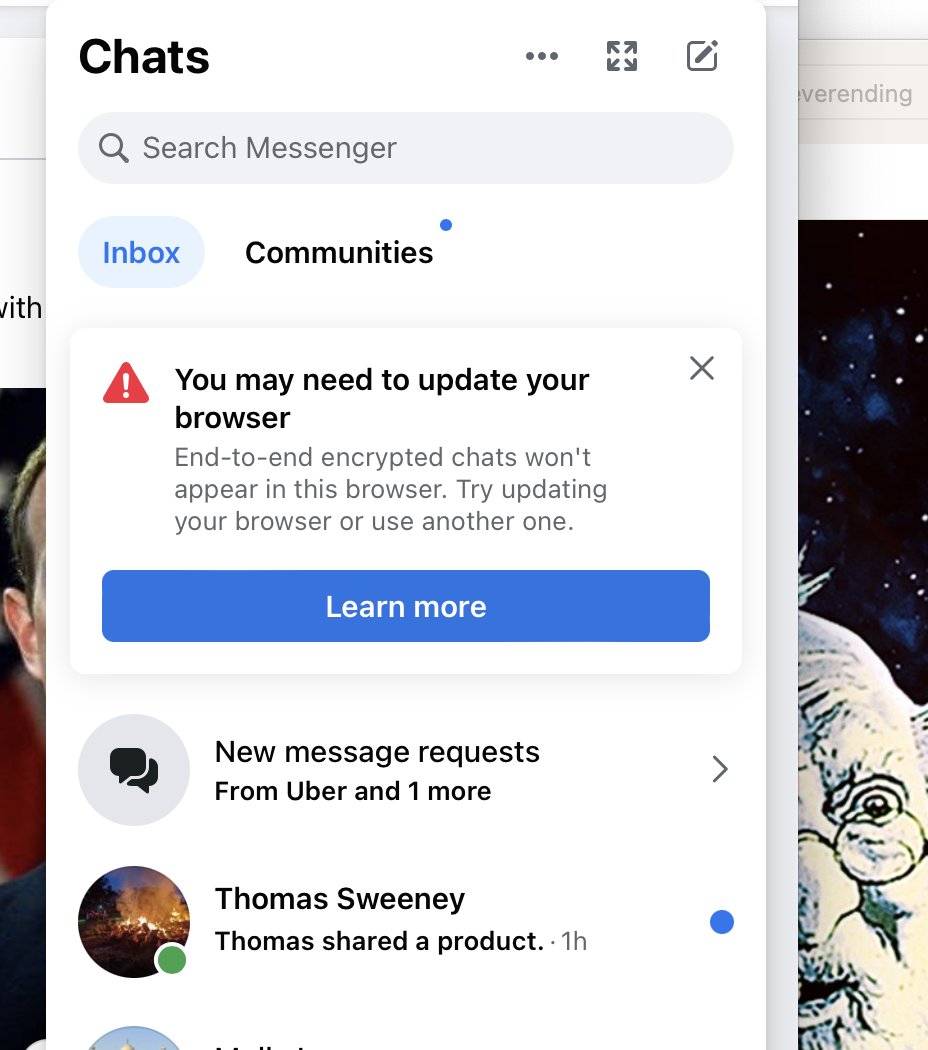 I have the latest Safari on the latest macOS on a Mac Studio. What is Facebook doing here? #Apple #Safari #web #browsers #Facebook #HTML #webdev