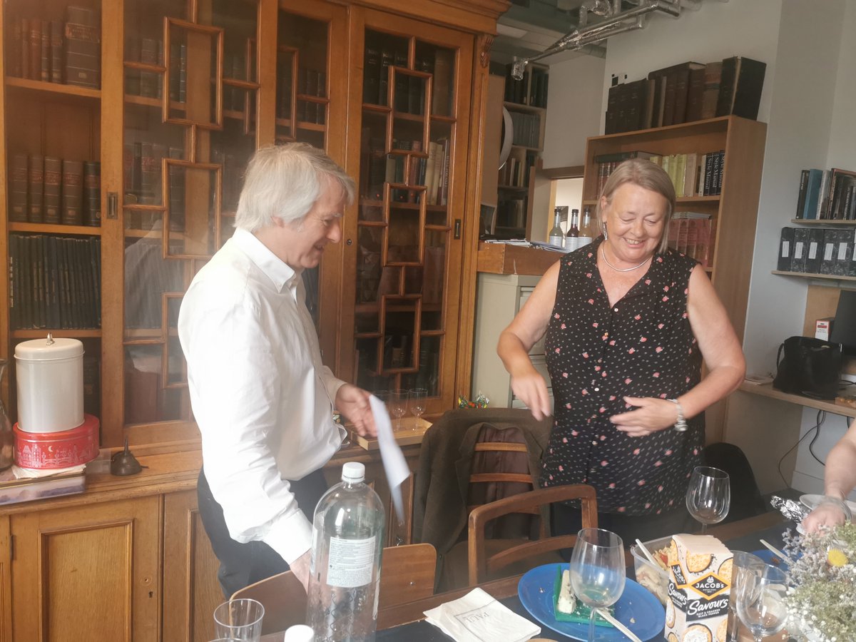 We recently bid a fond farewell to the brilliant Philip Temple, who retired after 38 Survey yrs. In colleague Colin Thom's words, he helped steer the Survey's identity thru all manner of changes &amp; his commitment, tenacity &amp; imagination were exceptional. He will be sorely missed!
