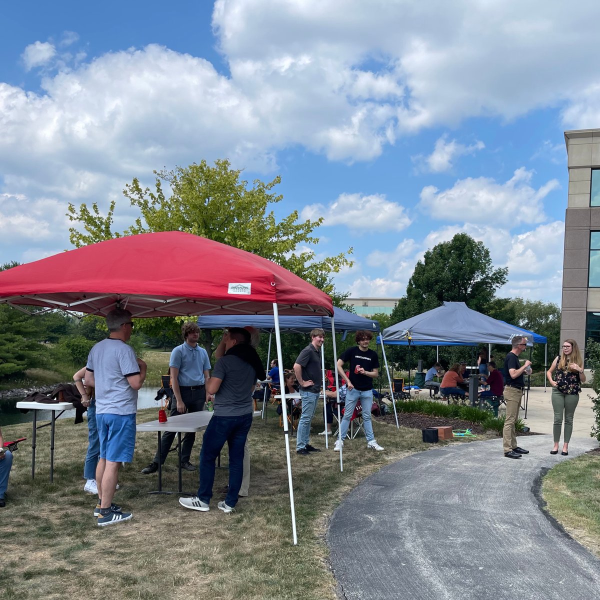 Chortekllp's tweet photo. Food, games and fantastic coworkers- the recipe for a perfect day outdoors! Thank you to our Chortek Social Committee for organizing this great event! #SummerCookout https://t.co/j2EM6WCy58