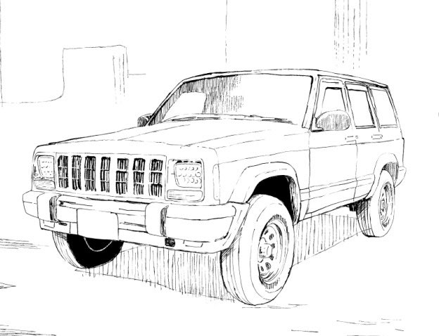 abd_inoue's tweet photo. 練習中(愛車です)

#jeep#cherokeexj#jeepcherokeesports 
#xj_japan #xjjapan #cherokee #xj #7mx #jeepxj 
#チェロキー 
#チェロキーxj 
#チェロキースポーツ 
#ジープチェロキー https://t.co/4NJ4BKViSL
