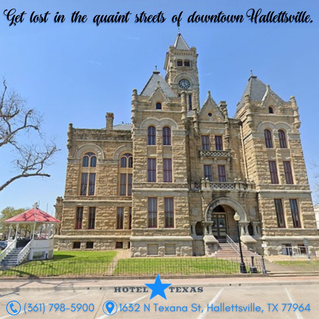 Discover the hidden gems of downtown Hallettsville! Stay with us, visit  bit.ly/3qv7bXl