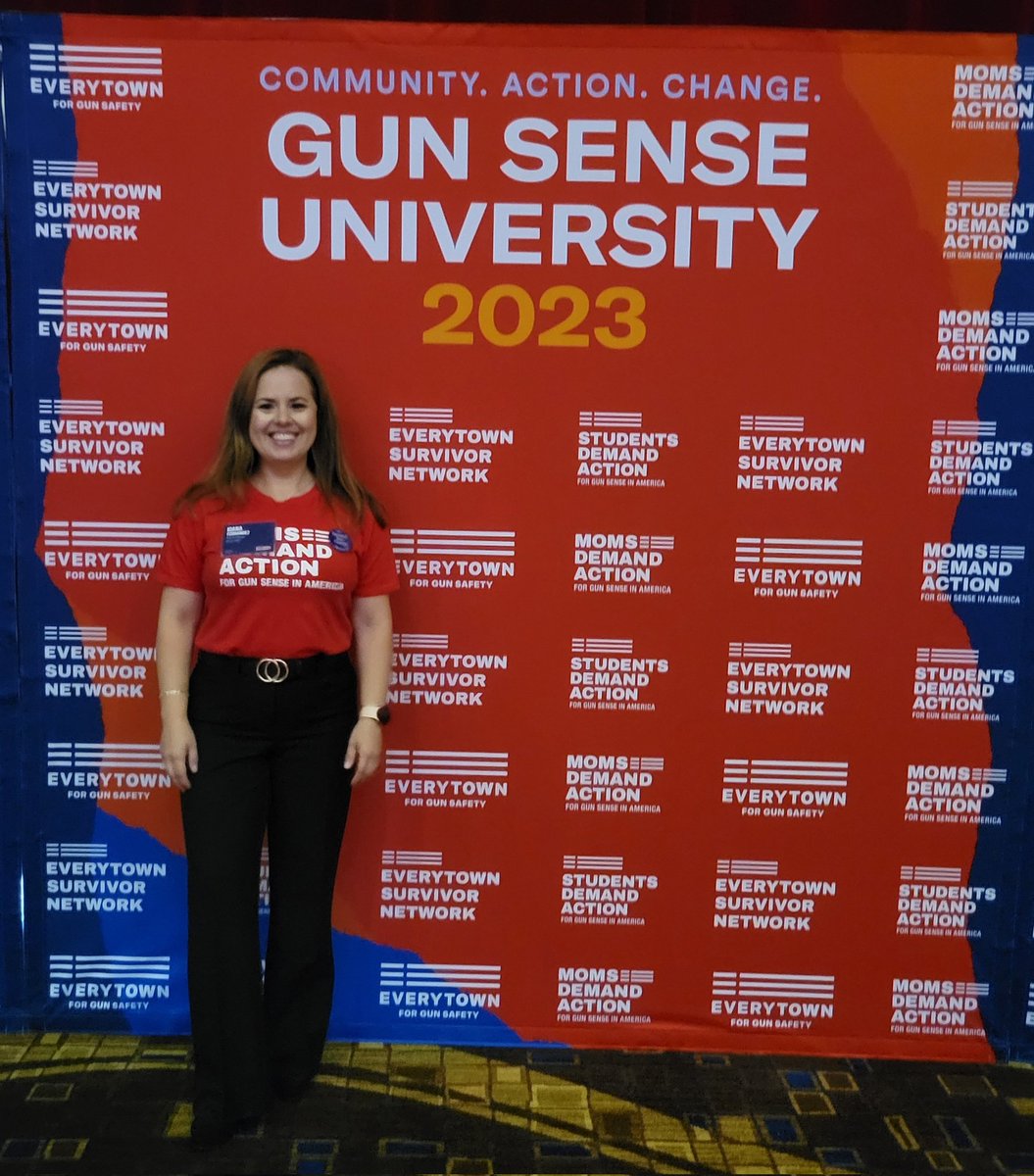 Thrilled to participate in my first Gun Sense University this weekend representing the Demand a Seat Program #DemandASeat #GSU2023 #MomsDemandAction