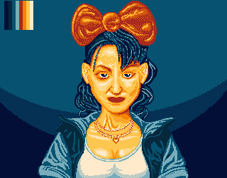 _TSA_Society_'s tweet photo. "Party Crasher" a #limitedcolors #pixel #pixelart #entry done with only #8colors allowed to use for the #digitalart event called #evoke in #cologne in #2023
This #picture ranked the respectable #5thplace out of #20 https://t.co/lFX4EXWBoF