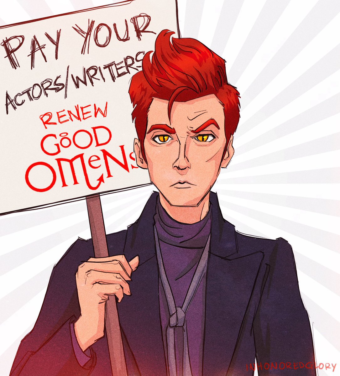 hey <a href="/PrimeVideo/">Prime Video</a> why don’t u #PayYourWriters #PayYourActors so the world gets more stories from the once-in-a-lifetime minds of  <a href="/terryandrob/">Terry Pratchett 🖤 🤍👽 🐇</a> &amp; <a href="/neilhimself/">Neil Gaiman</a> ✊

#RenewGoodOmens #GiveMeS3OrGiveMeDeath #GoodOmens #GoodOmen2 #GoodOmens3 <a href="/primevideouk/">Prime Video UK & IE</a> <a href="/GoodOmensPrime/">Good Omens</a>