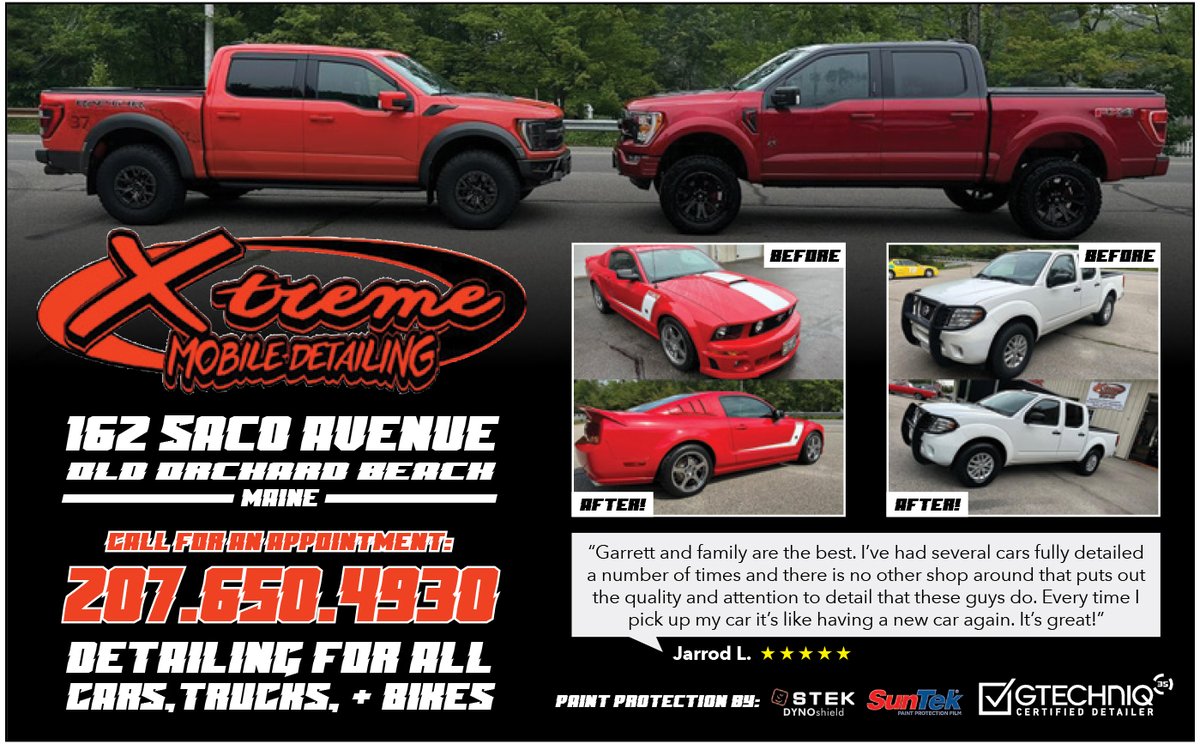 #Save on #detailing & #glassparency glass protection at Xtreme Mobile Detailing - your #local #carcare stop in #OOB! Stop by 162 Saco Ave in #OldOrchardBeach or call 207.650.4930 for an appt. #locallyowned #carwash #carwax #autodetailing #paintprotection #keepitlocalmaine