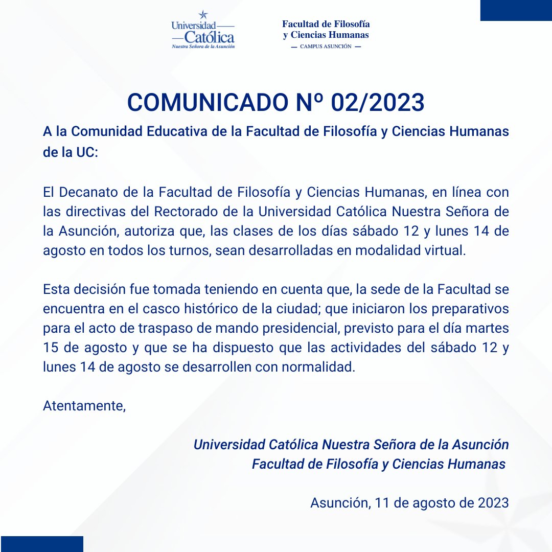 filosofia_uc's tweet photo. 📣Comunicado UC. https://t.co/WhwillDjt2
