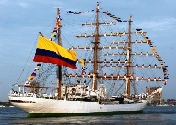 ColEmbCanada's tweet photo. ¡No te pierdas la visita del #ARCGloria a #Halifax!
Durante su crucero de entrenamiento de cadetes en el año 2023, el buque escuela de #Colombia arribará a este primer puerto canadiense para celebrar la amistad y cooperación entre ambos países 🇨🇴🤝🇨🇦
#70años https://t.co/h8HqQFvP3g