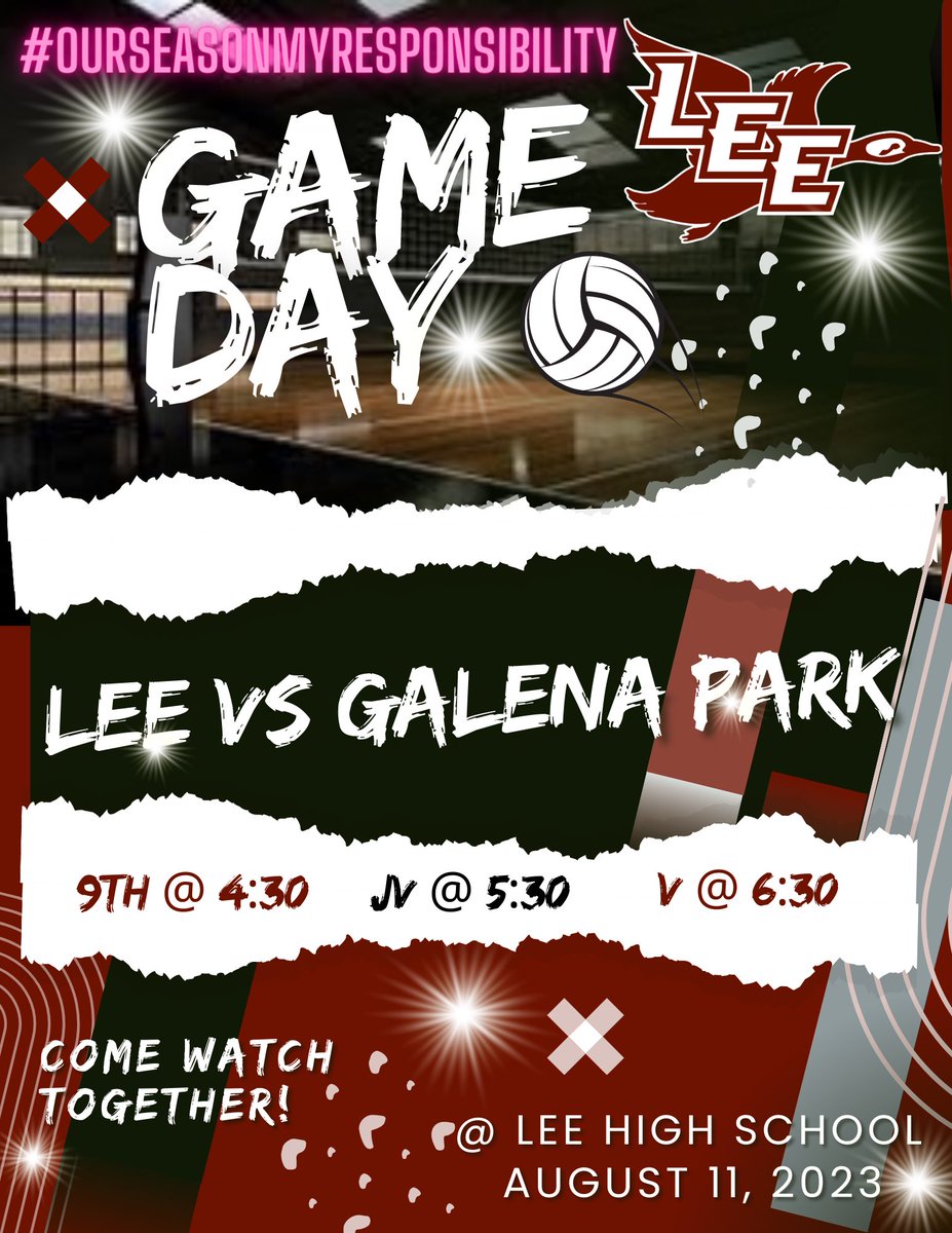 Season Home Opener!!! Come out and support our Lady Ganders!!! 🏐