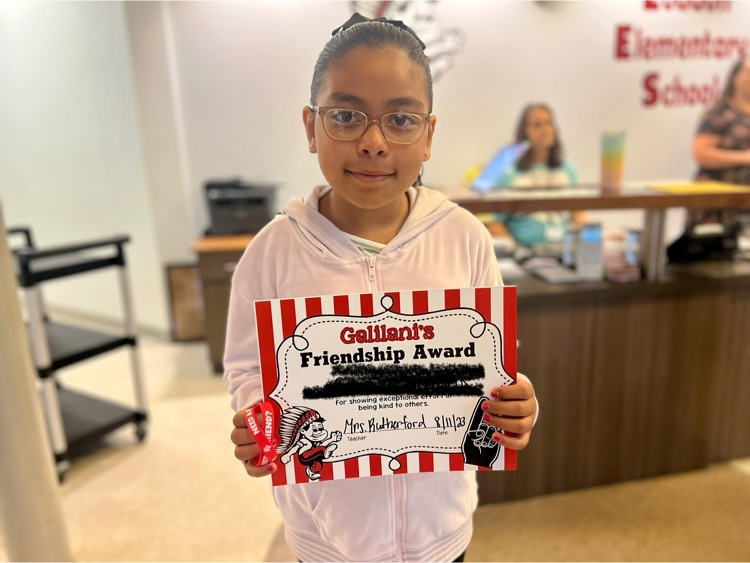 Out first friendship awards of the school year! #needafriend #beafriend #buildyouegacy