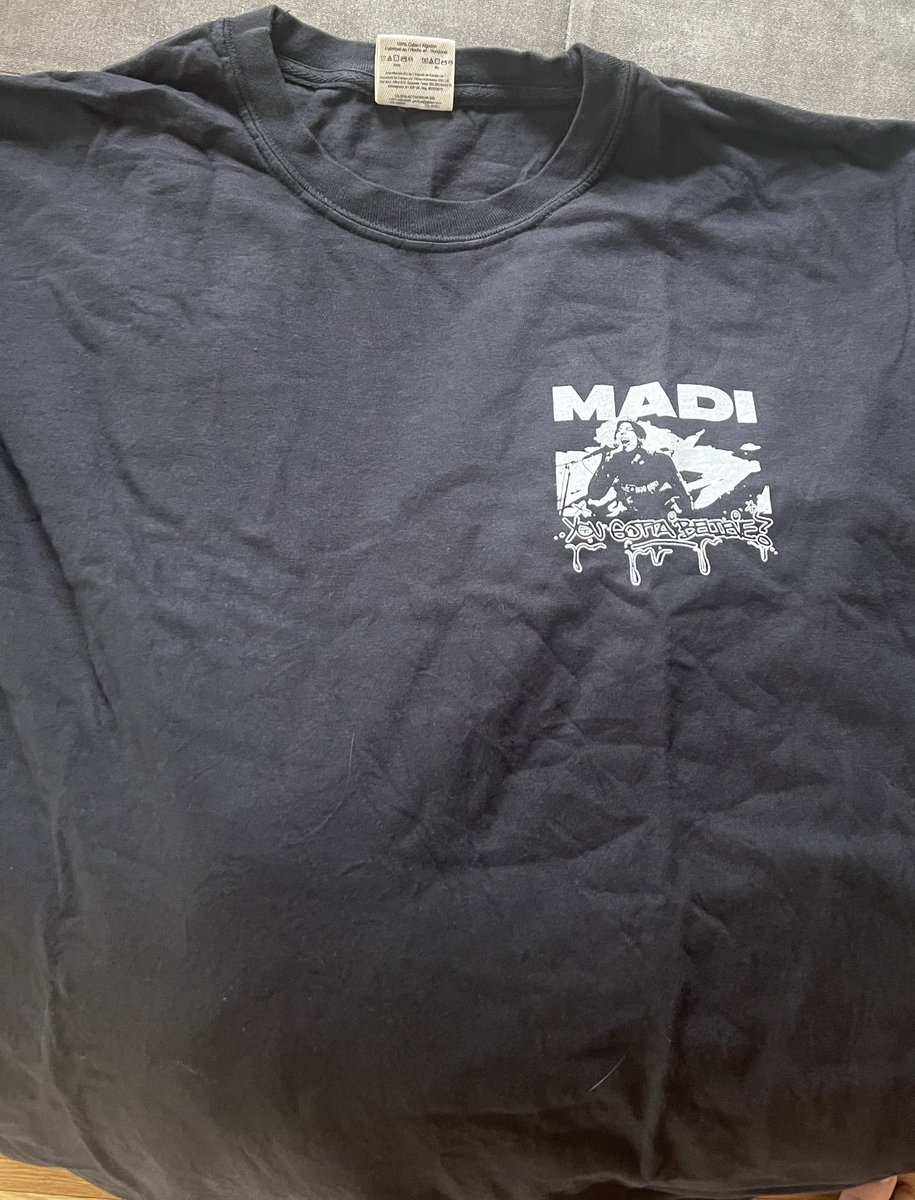 bravefaceoh's tweet photo. @YEAROFTHEKNIFE shirt goes crazy. We’re all rooting for Madi!!! https://t.co/ZsCzxK2a0g