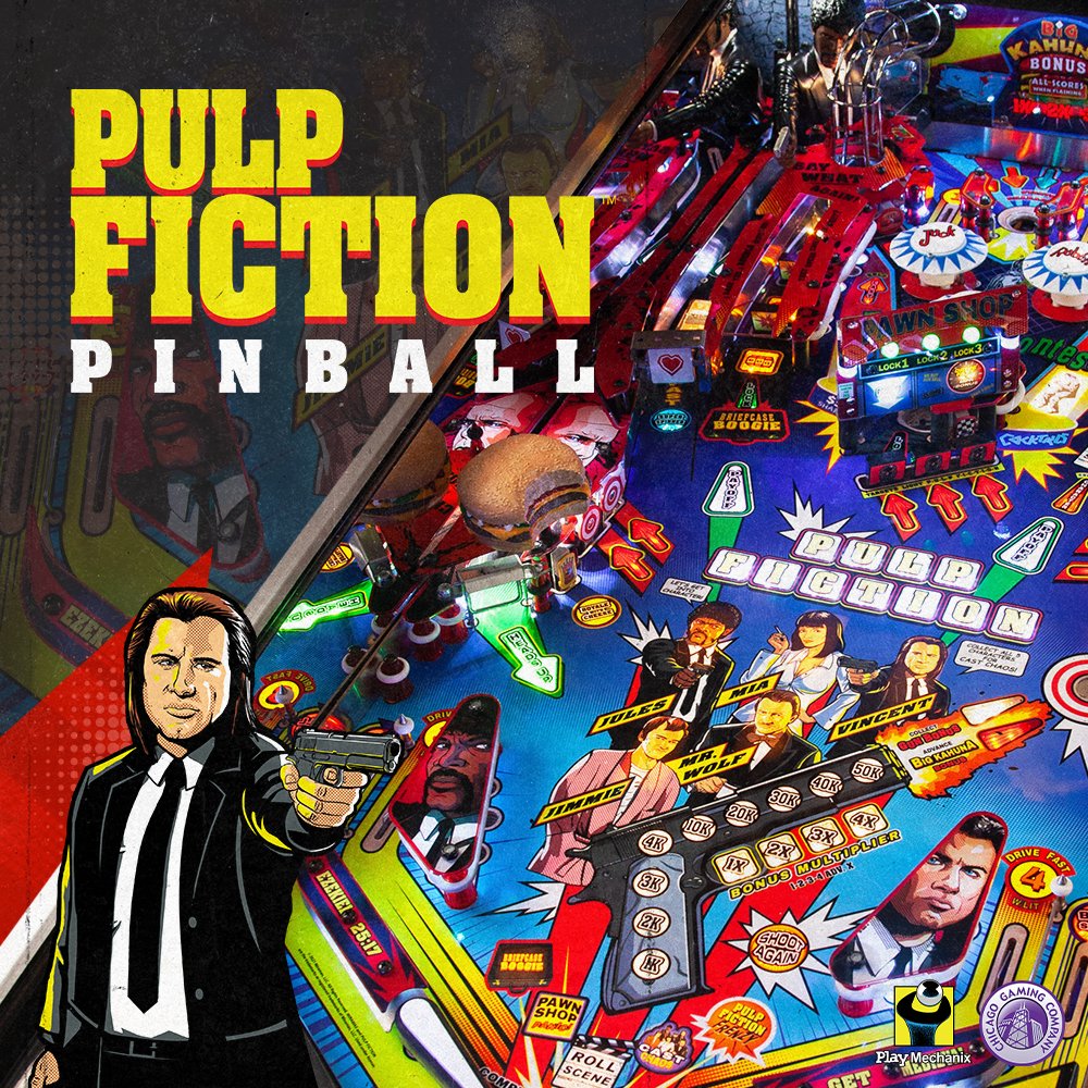 rawthrills's tweet photo. "Now, if you'll excuse me, I'm going to go home and have a heart attack." 🤩🤩 >> https://t.co/b9ok5Ed55G #PulpFictionPinball #PulpFiction #JohnTravolta https://t.co/SIGJA0MaYU