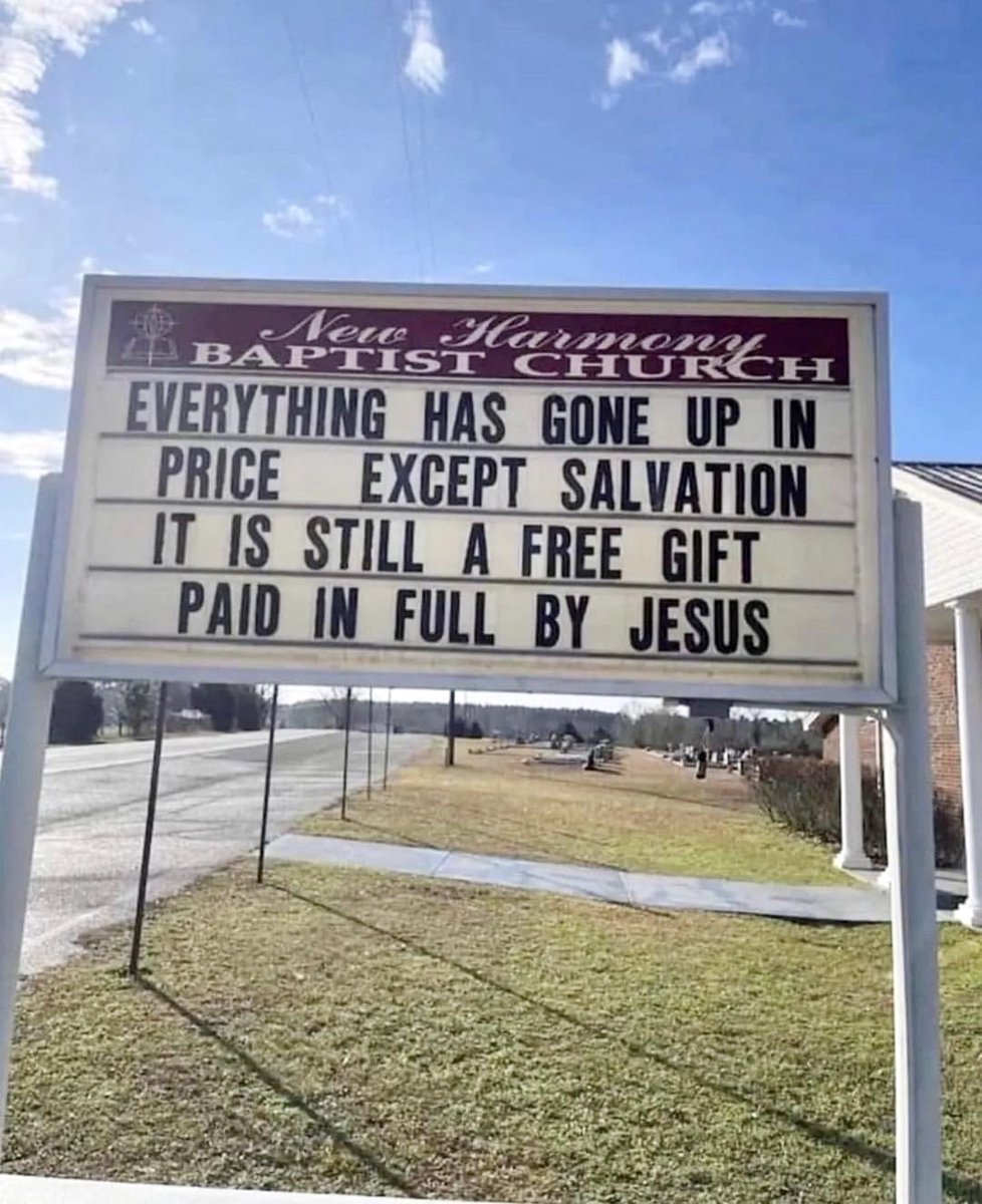 There is no inflation on salvation.