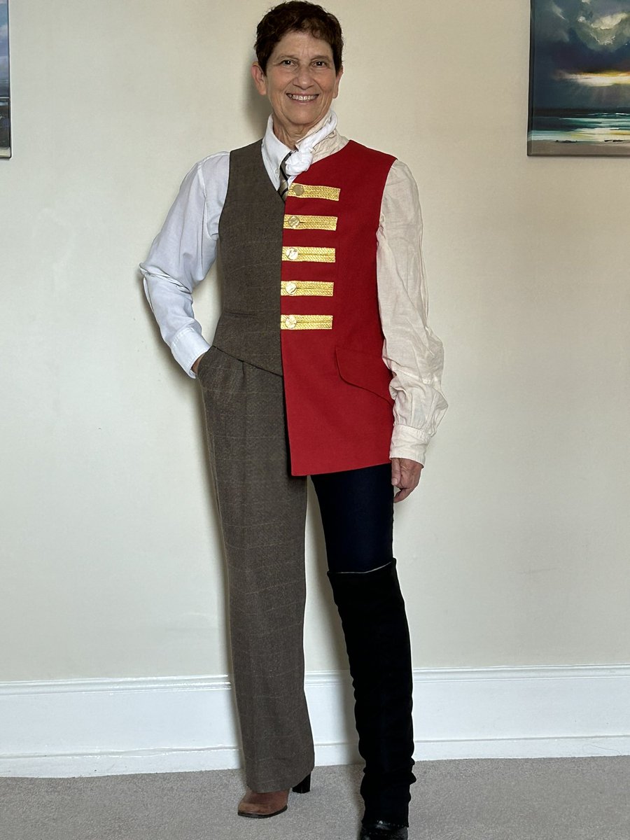 TobiasM_Fan's tweet photo. The #cosplay competition is a fun game, but I really do take it seriously ๐ค. Since I didnโt get to show off how all my layers repeated the dual role costume, here are some private photos to showcase the #costume a bit more ๐.
#Highlanders6 #FrankRandall #BlackJackRandall https://t.co/9MVuSMjQey