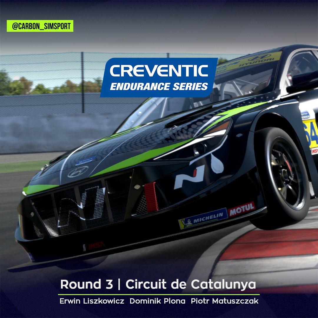 After the victory at Monza, it's time for the race in Barcelona during Round 3 of Creventic. 🥇

12h of driving ahead of us! ⌚️

#SimPL #SimRacing #Esport #iRacing #creventicseries