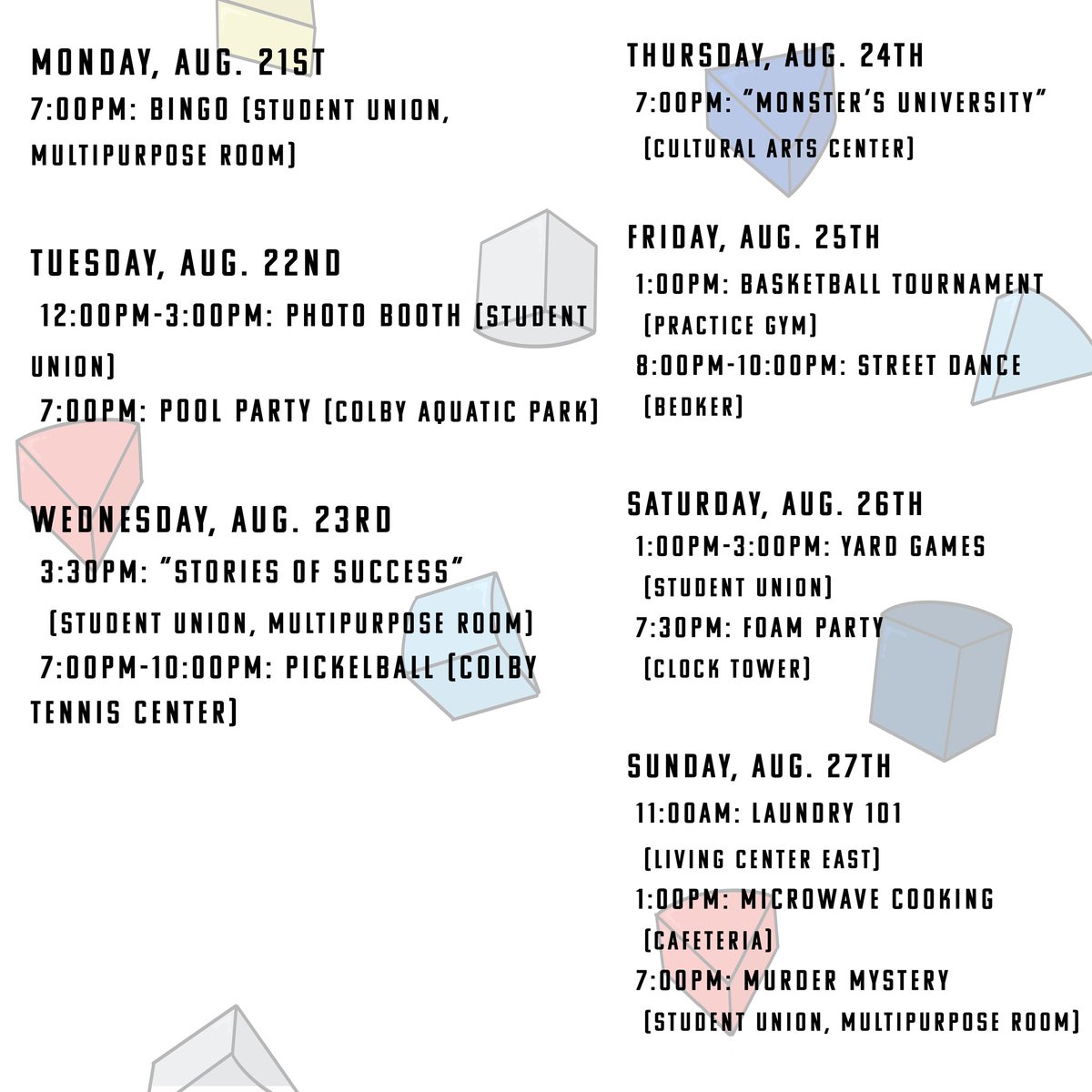 Colby Trojans (@colbyccollege) on Twitter photo Only one week away! We're so excited to see everyone, we can hardly wait! Have questions? Call us at 785-460-4690 or email admissions@colbycc.edu! #MoveIn #BackToSchool #BestStudents #Trojans #IamCCC #LetsDoThis Only one week away! We're so excited to see everyone, we can hardly wait! Have questions? Call us at 785-460-4690 or email admissions@colbycc.edu! #MoveIn #BackToSchool #BestStudents #Trojans #IamCCC #LetsDoThis