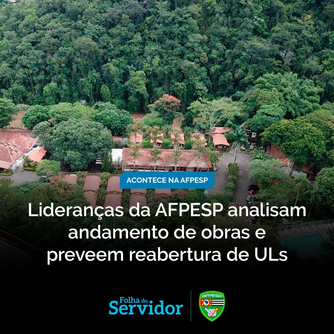 AFPESP1's tweet photo. Reformas nas Unidade de Lazer AFPESP São Lourenço e Lindoia estão em fase final; reaberturas para associados estão previstas para outubro e novembro, respectivamente. Saiba mais: https://t.co/oqPSWqW84F #UnidadesdeLazer #EmObras #ColoniadeFerias https://t.co/oJHJOB6udg